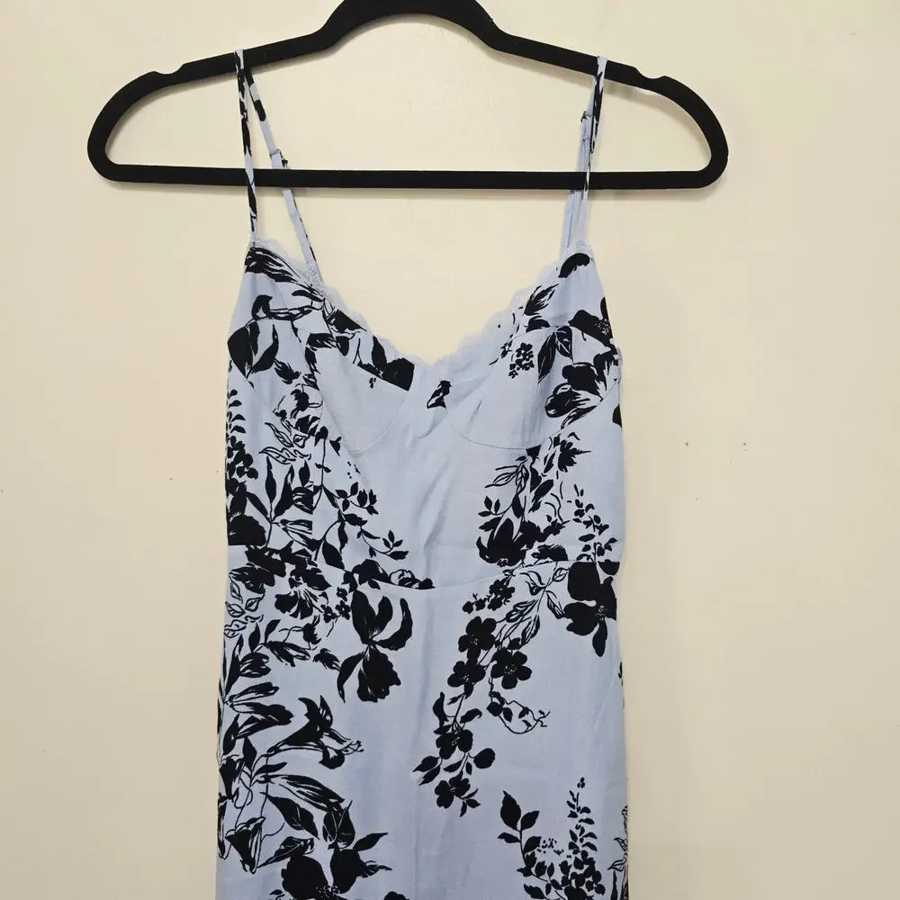 Reformation Pennington Midi Floral Sleeveless Dress Women's Size 2 - Picture 6 of 11
